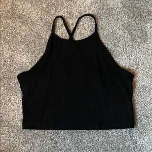 Black Crop Top from Shein